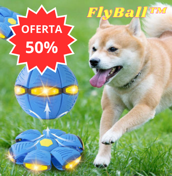 Pelota Voladora Con Luces Mascotas - Flyball™